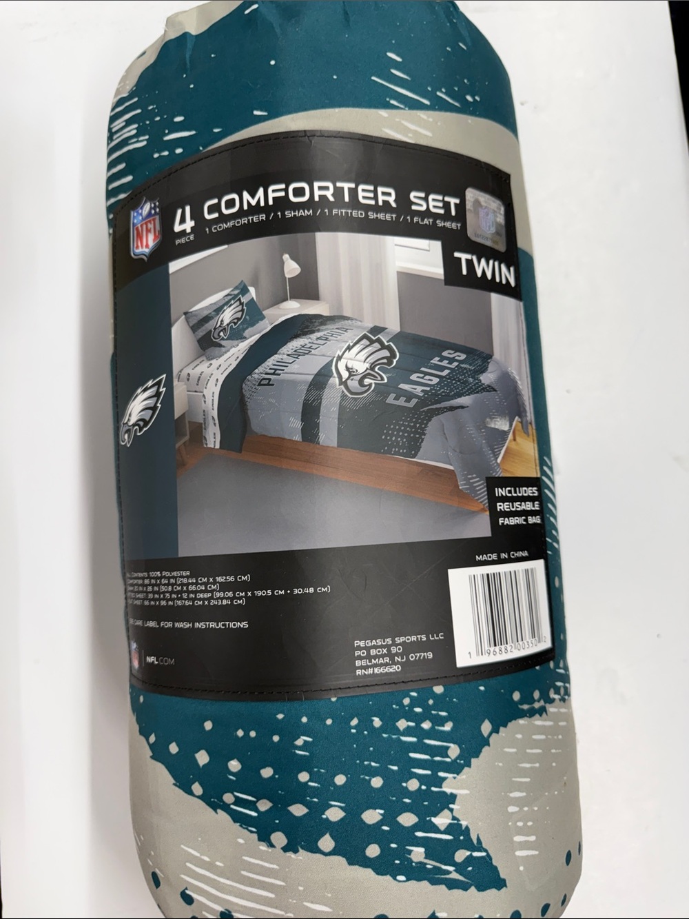 NEW NFL Philadelphia Eagles Twin Comforter Set